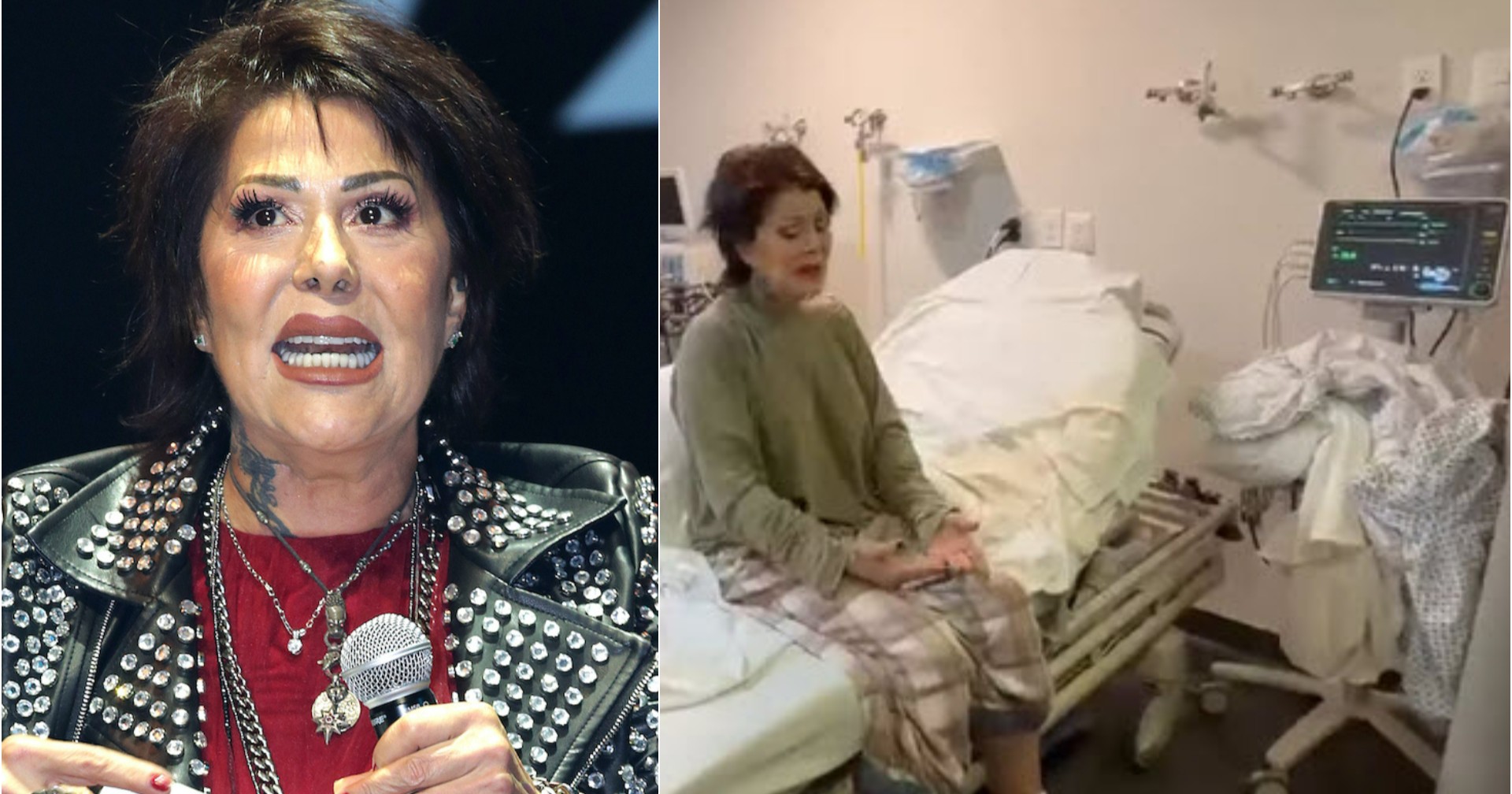 Alejandra Guzmán comparte video desde el hospital tras lesionarse la cadera