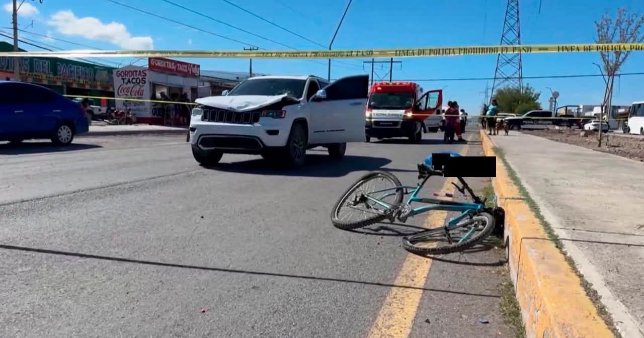 Avanza investigación por fallecimiento de ciclista atropellado en Monclova