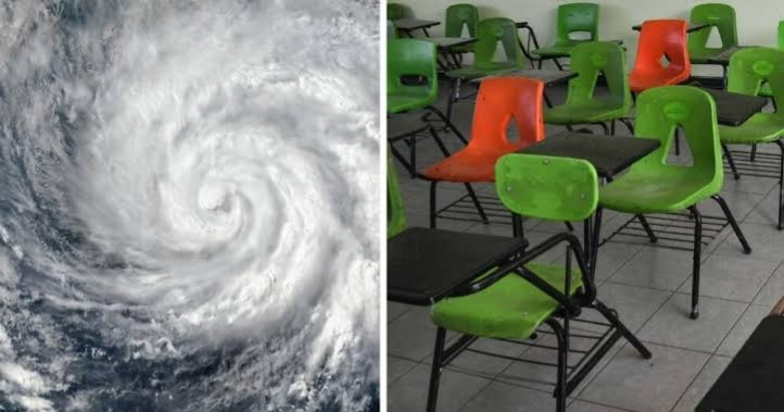 Cierran puertos y suspenden clases por huracán Polo