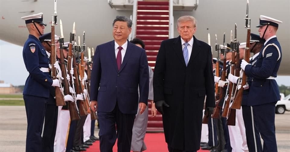 Recibe Donald Trump a Xi Jinping en la Base Aérea Andrews