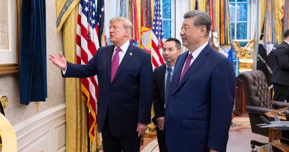 Trump califica de 'gran reunión' su encuentro con Xi Jinping en la Casa Blanca