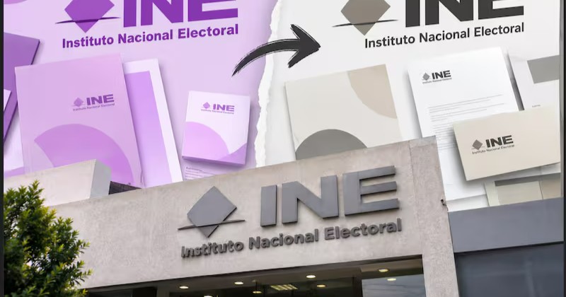 Cambia INE su color institucional a gris para garantizar imparcialidad