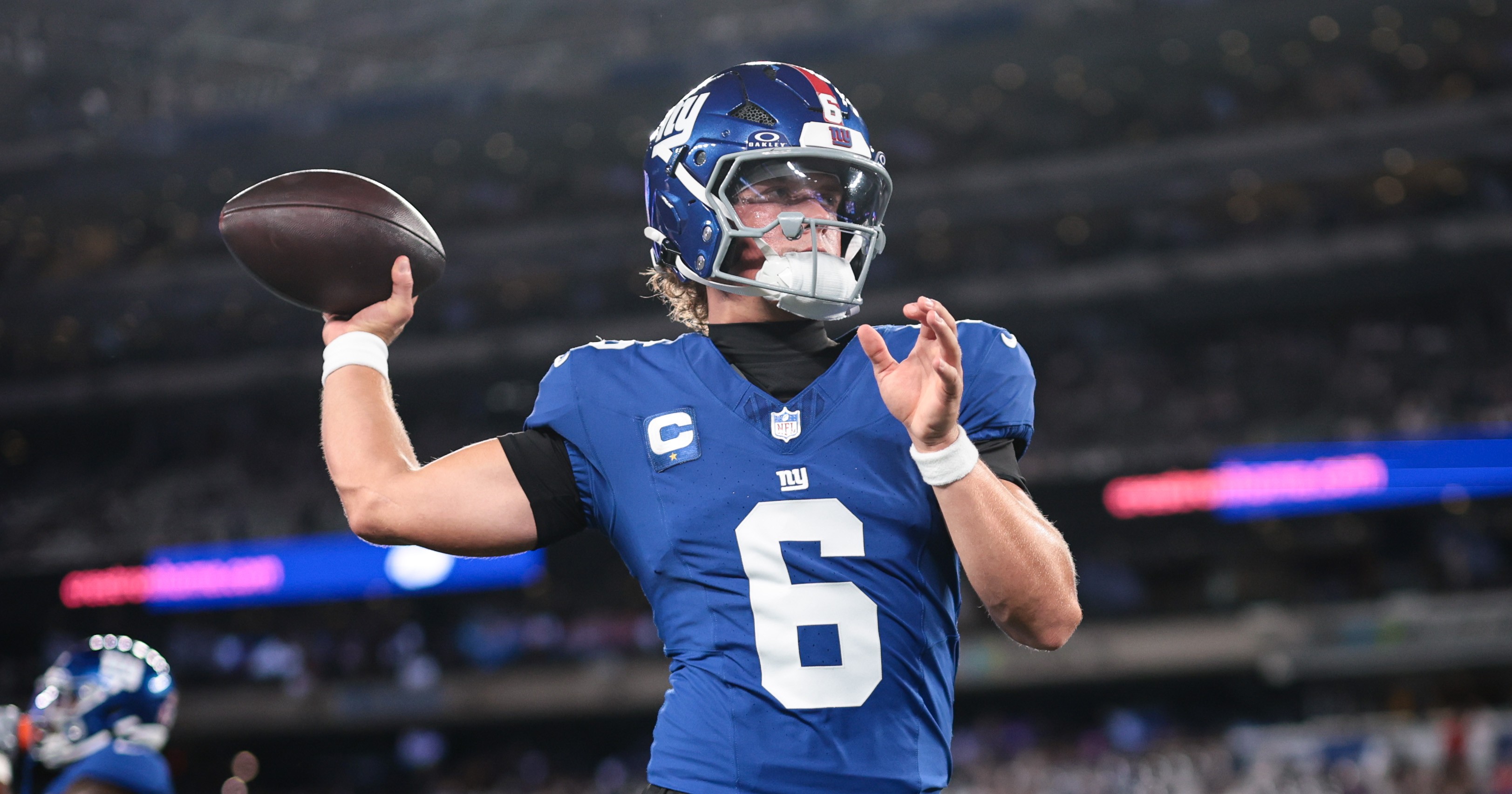 Jaxson Dart se pierde el resto de la temporada con los Giants por cirugía en la rodilla