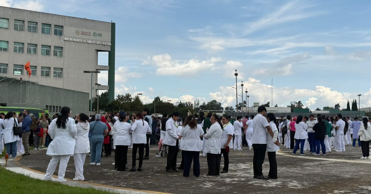 Evacúan a más de 900 personas por fuga de gas en hospital de Toluca