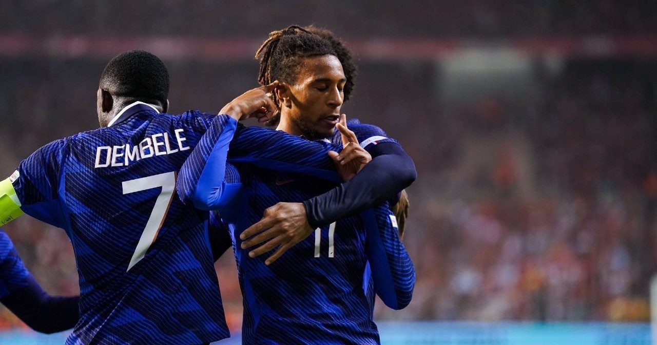 Francia sufre sin Mbappé, pero rescata el liderato ante Bélgica con un golazo de Olise