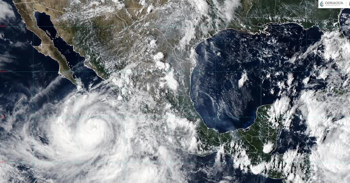 Se intensifica huracán 'Rachel' a categoría 3 en el Pacífico mexicano