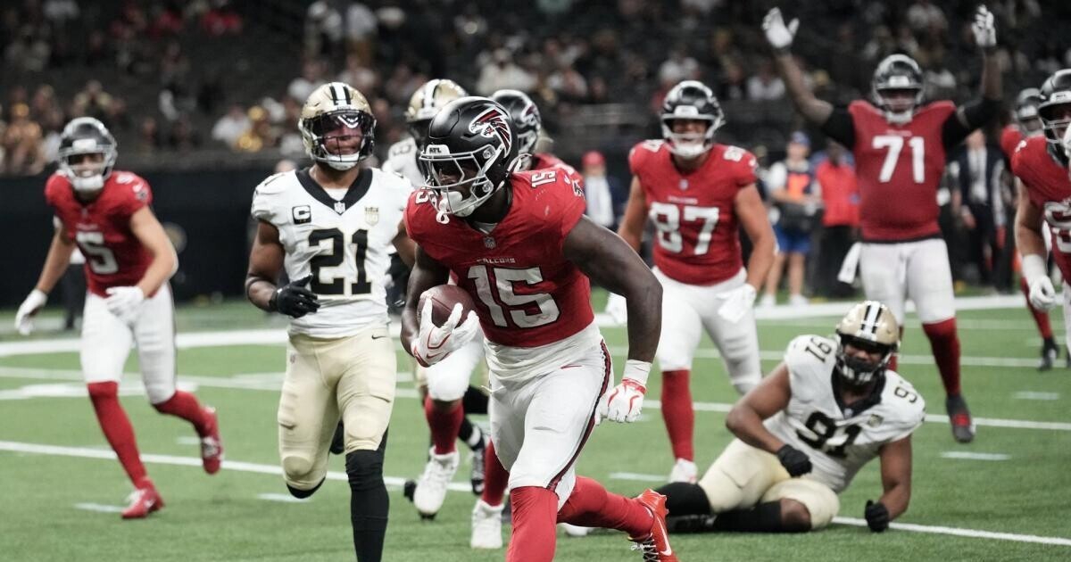 Falcons aplastan 45-24 a los Saints y arruinan su fiesta histórica en el Superdome