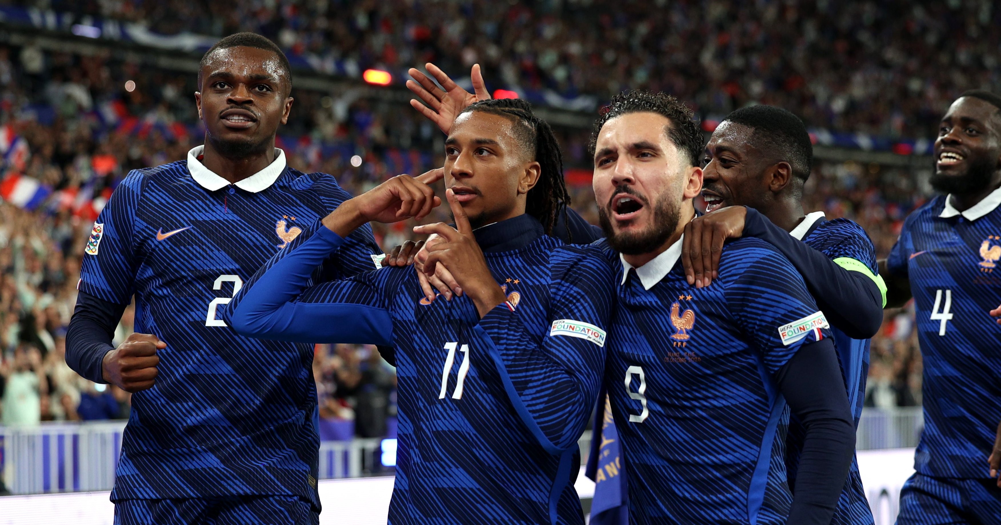 Francia golea 4-1 a Bélgica y queda a un paso de los Cuartos de Final en la Nations League
