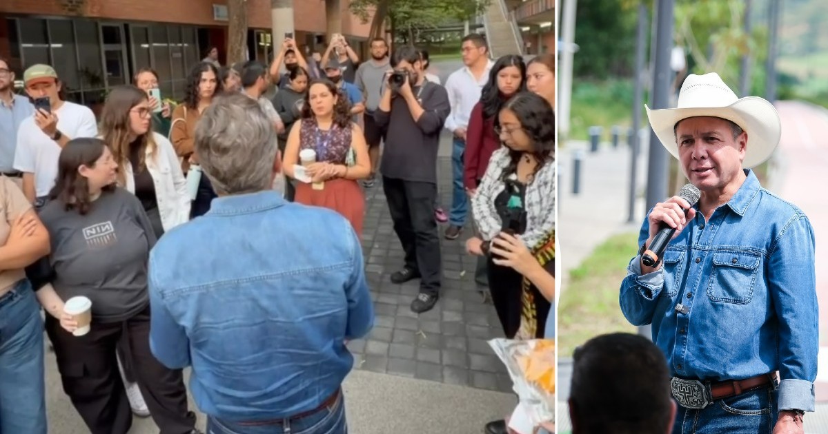 Estudiantes confrontan a Pablo Lemus por crisis de agua en Jalisco