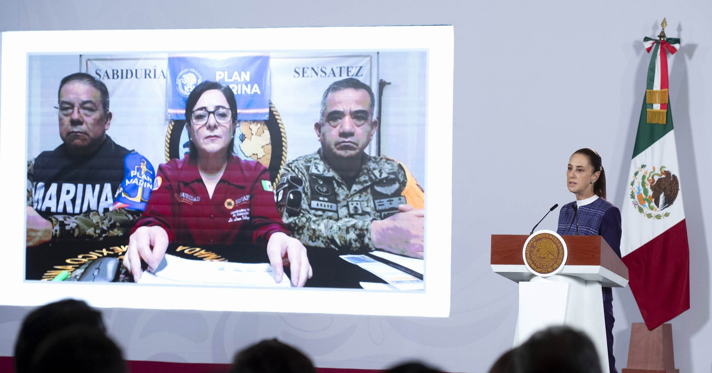 Federación mantiene apoyo de Marina y Ejército por huracán Simón y tormenta Rachel