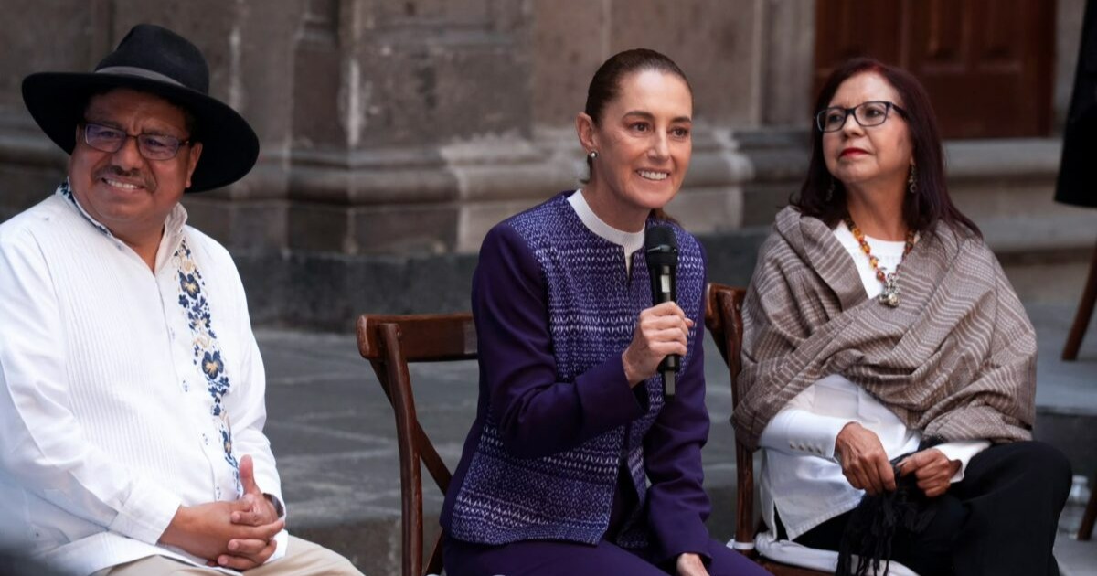 Presidenta Sheinbaum encabeza diálogo con pueblos originarios por el Día de la Nación Pluricultural