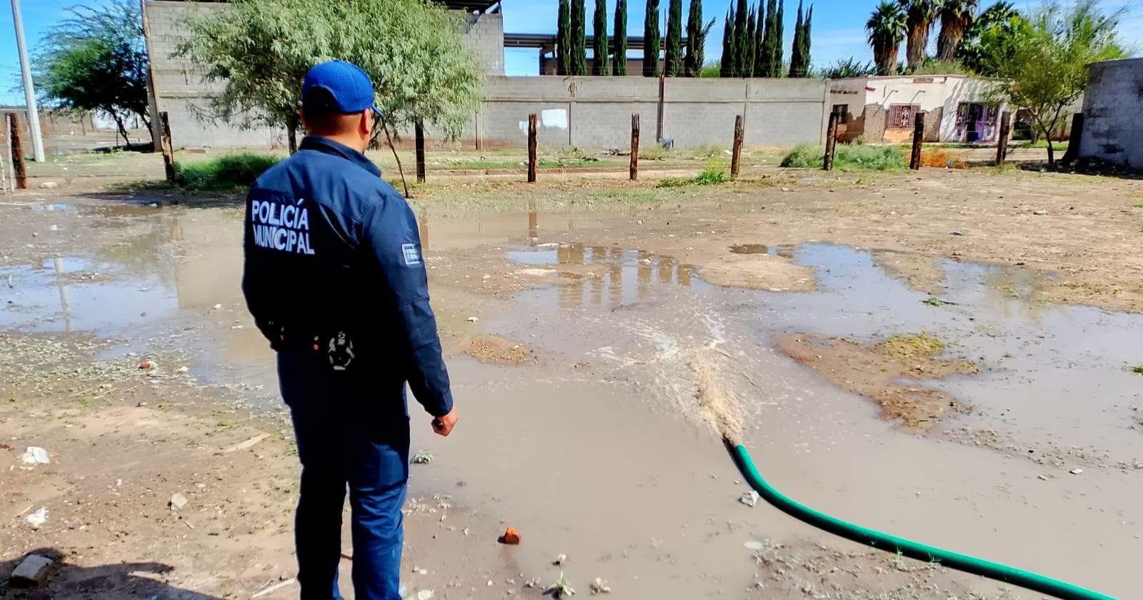 Fuerte tromba provoca inundaciones en San Pedro, Coahuila
