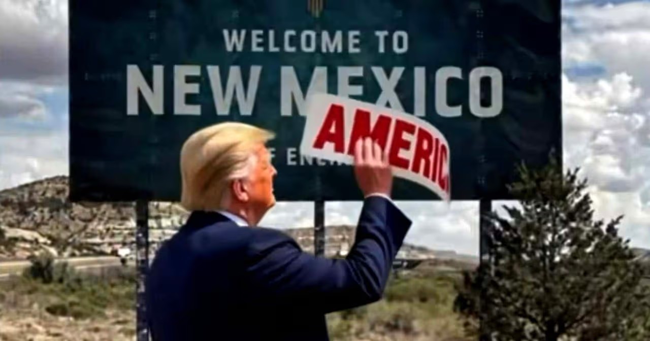 Trump insiste en renombrar Nuevo México como Nueva América