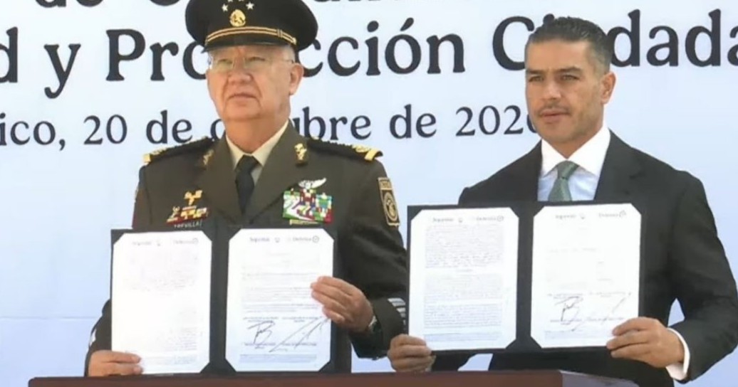 Defensa y Seguridad Pública firman convenio para combatir el crimen organizado