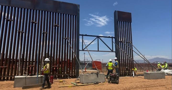 Solicita gobierno de Trump reanudar construcción del muro fronterizo