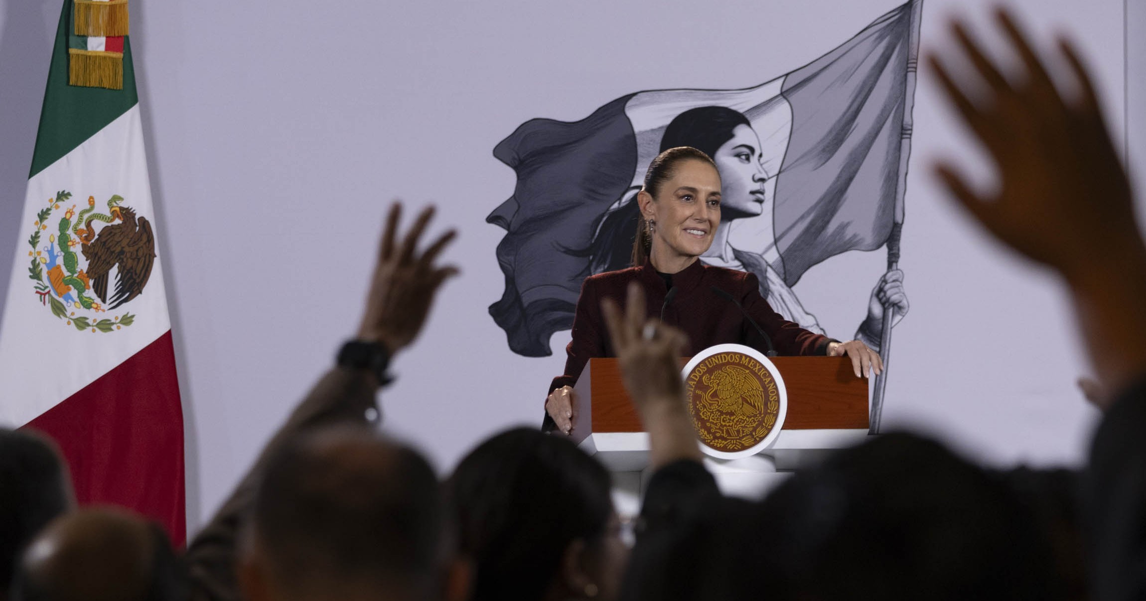 Presidenta Sheinbaum destaca el nivel más bajo de percepción de inseguridad en 13 años