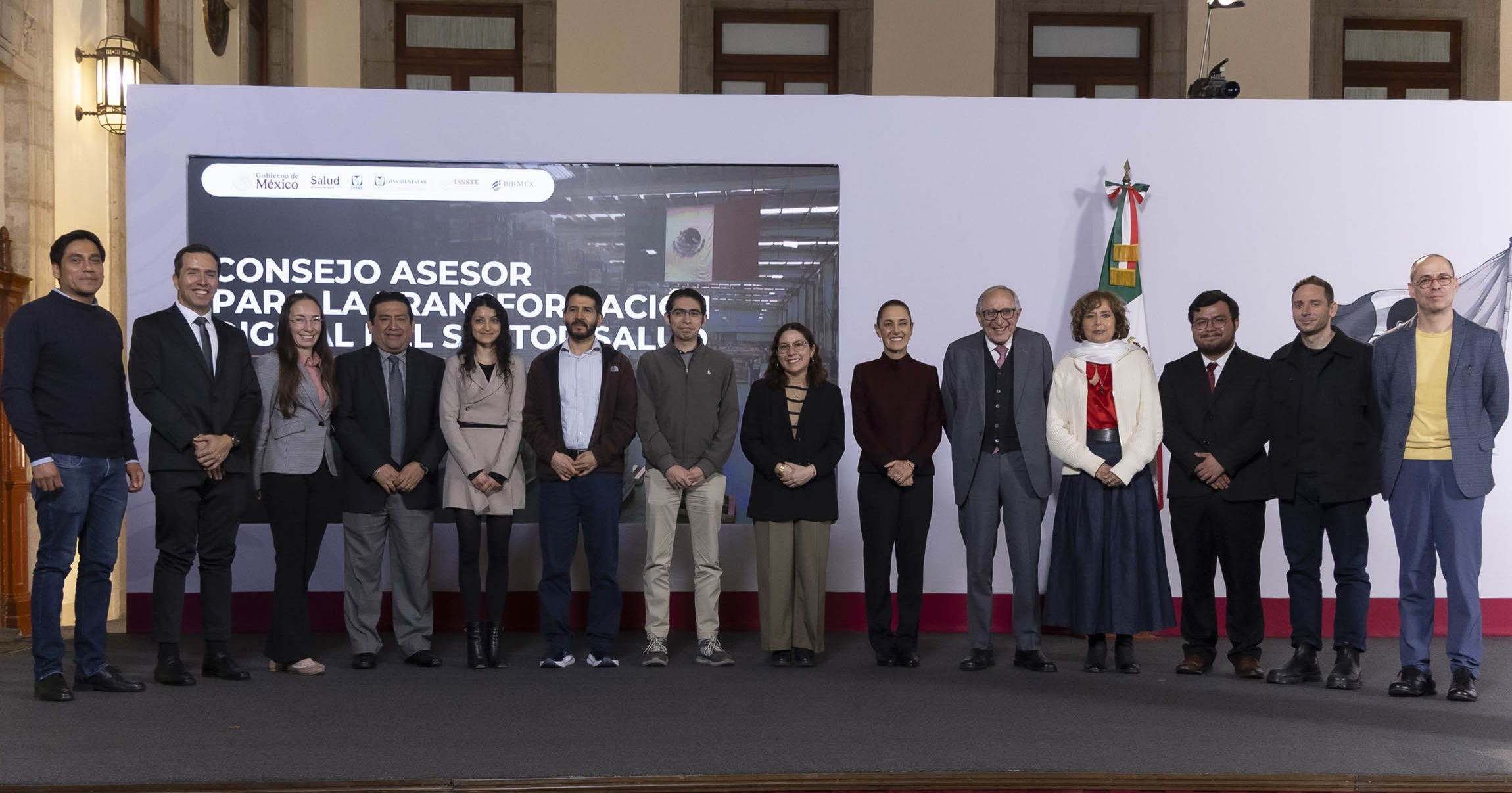Presidenta Claudia Sheinbaum presenta al Consejo Asesor para la Transformación Digital del Sector Salud