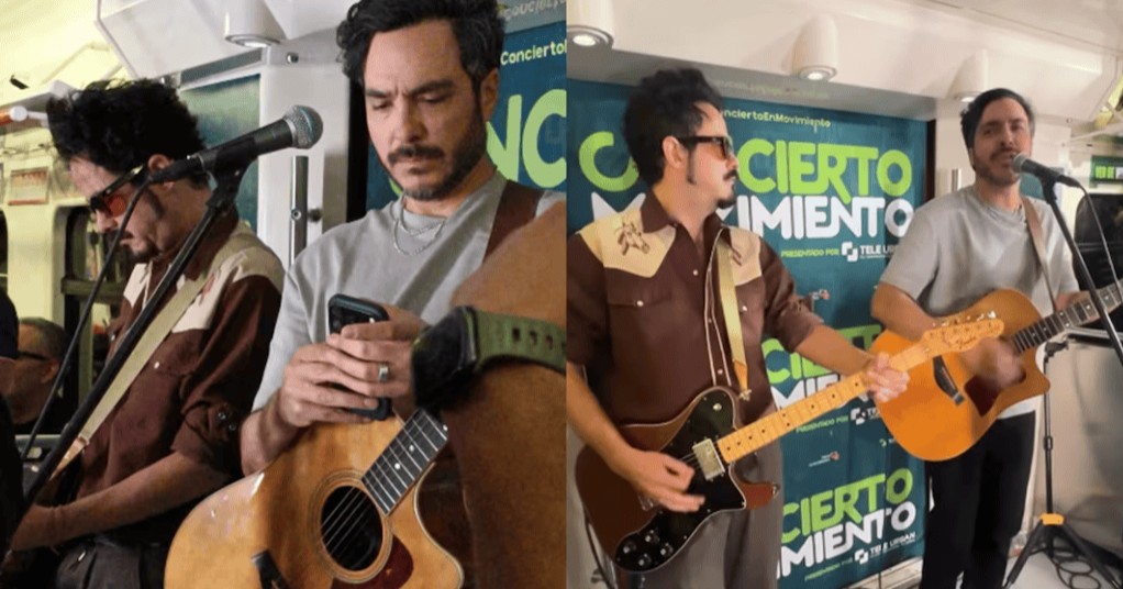 Motel sorprende con concierto a bordo del Tren Suburbano