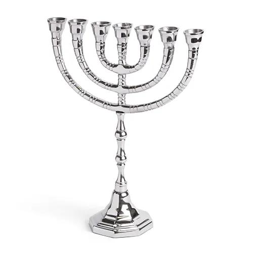 מנורה גימור ניקל 28 ס"מ