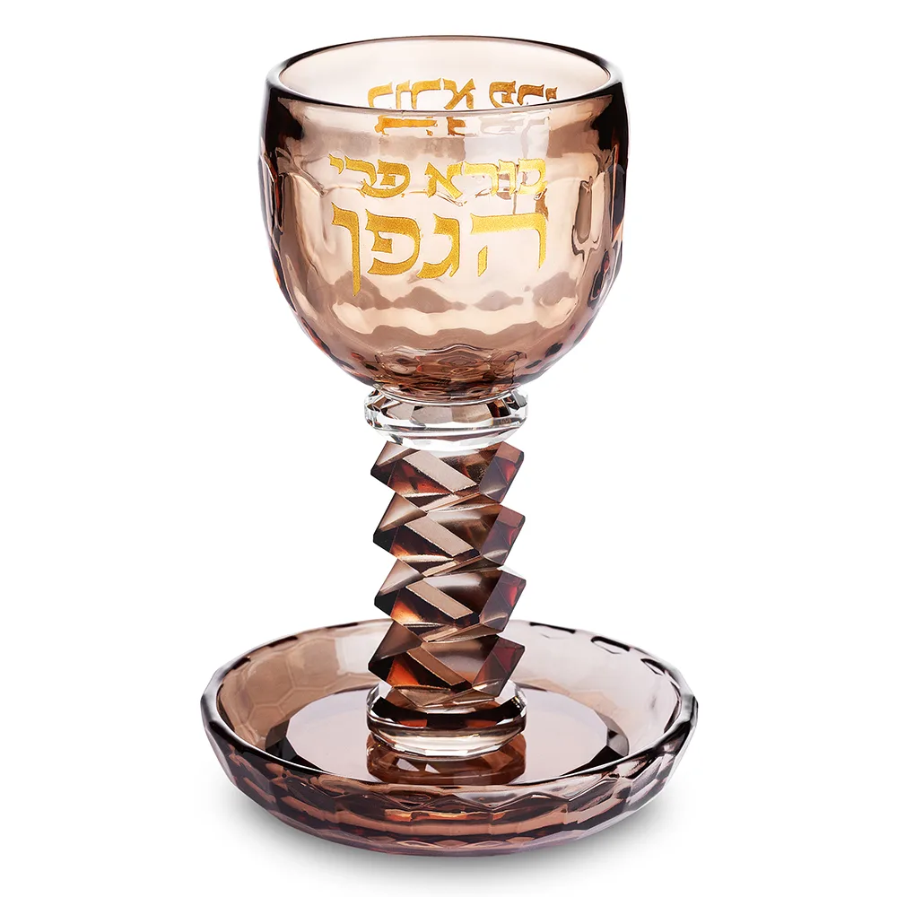 206 גביע קריסטל מהודר 16 ס"מ תכולה 100 מ"ל