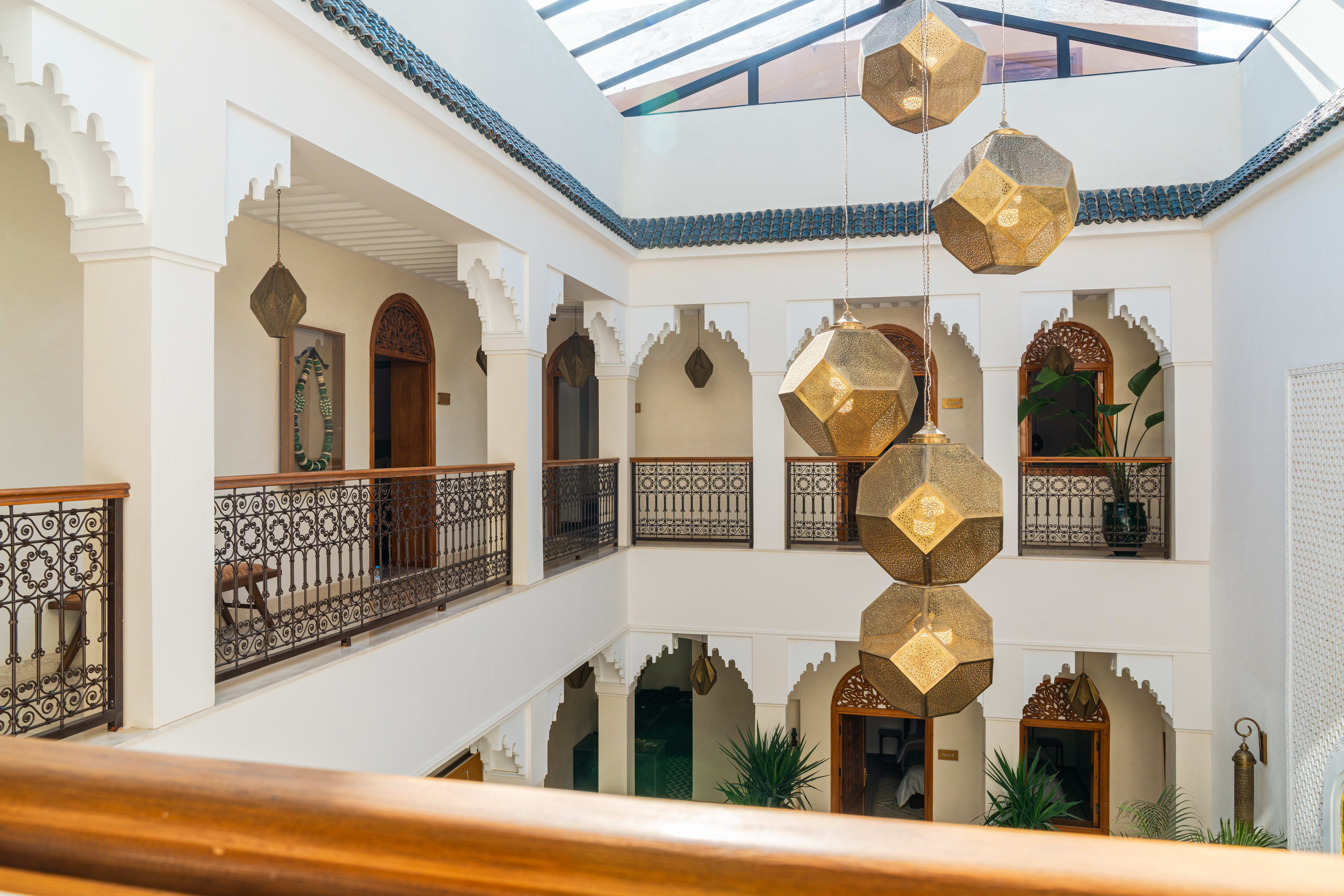 Maison Ziri courtyard