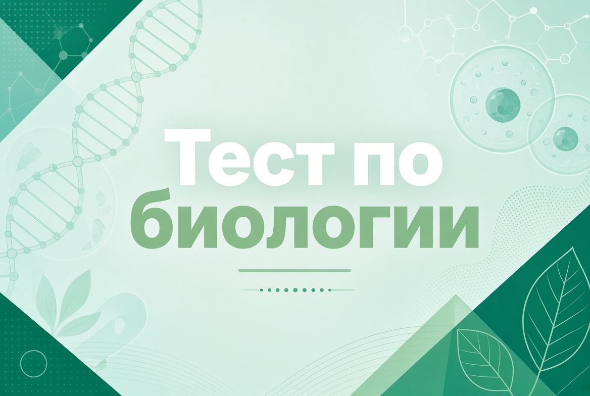 Тест по биологии