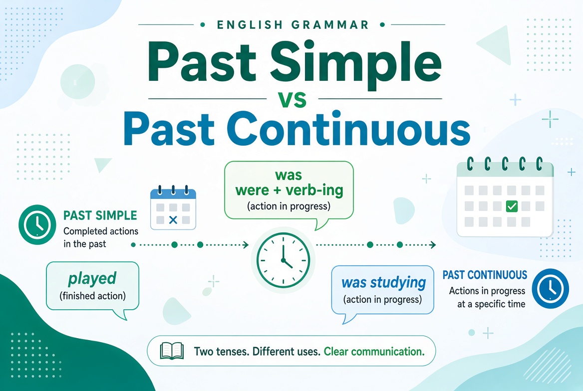 Past Simple vs Past Continuous Grammar Quiz