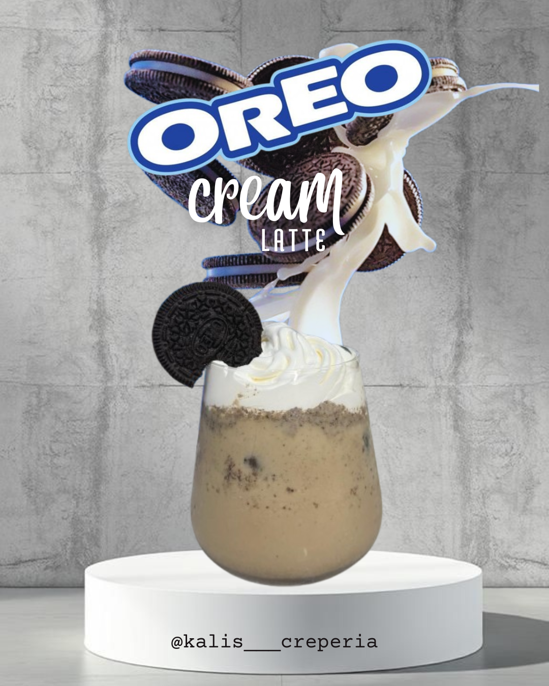Oreo Cream Latte