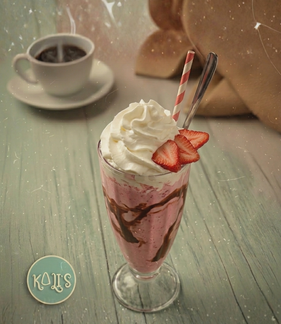 Malteada de Fresa