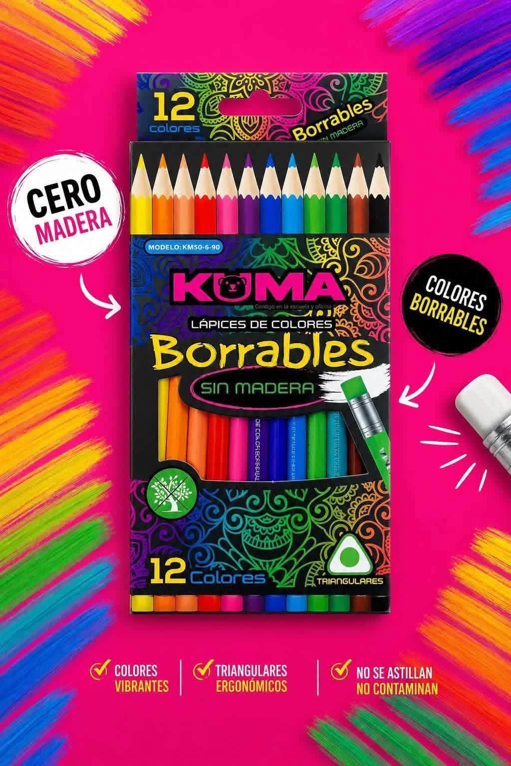 Colores borrables