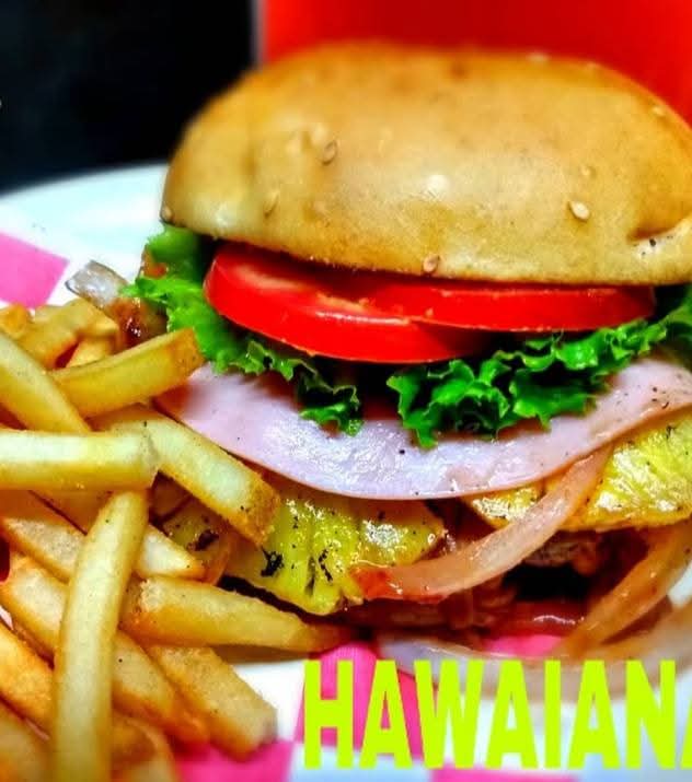 Hamburguesa hawaiana