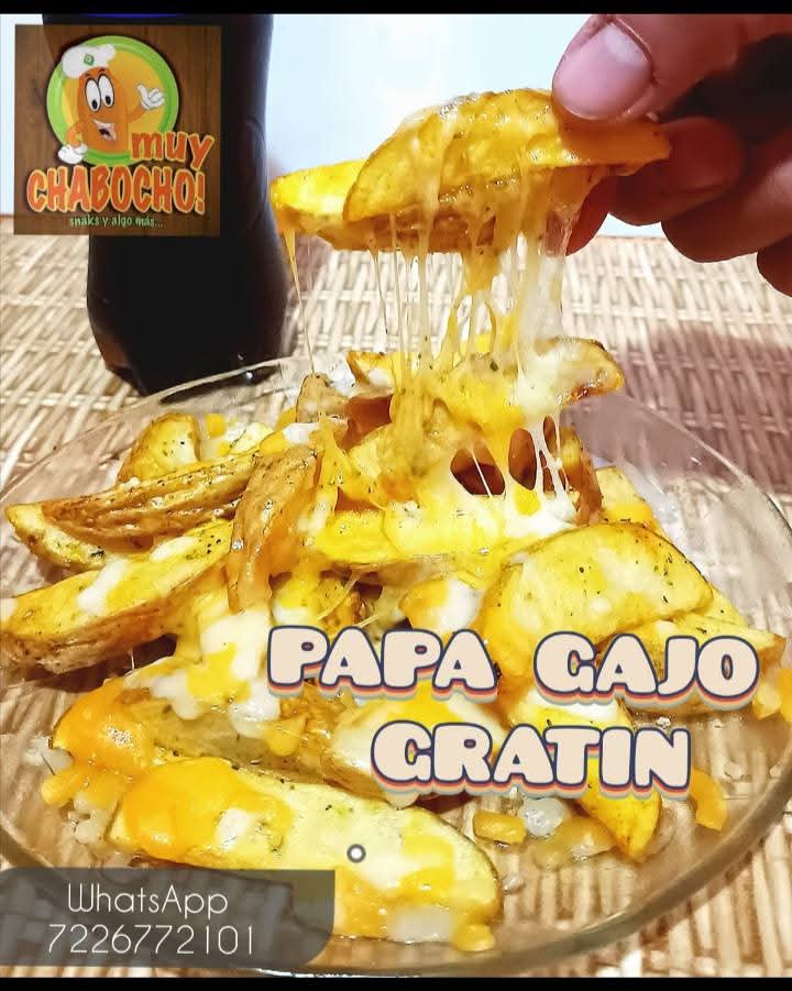 Papa gajo gratinadas