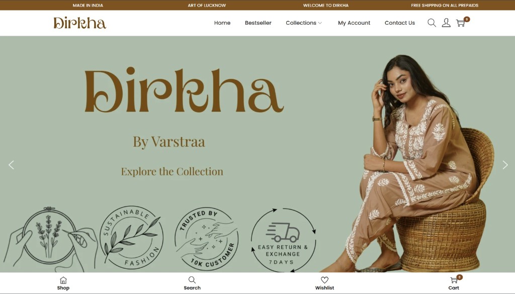 Dirkha by Varstraa homepage