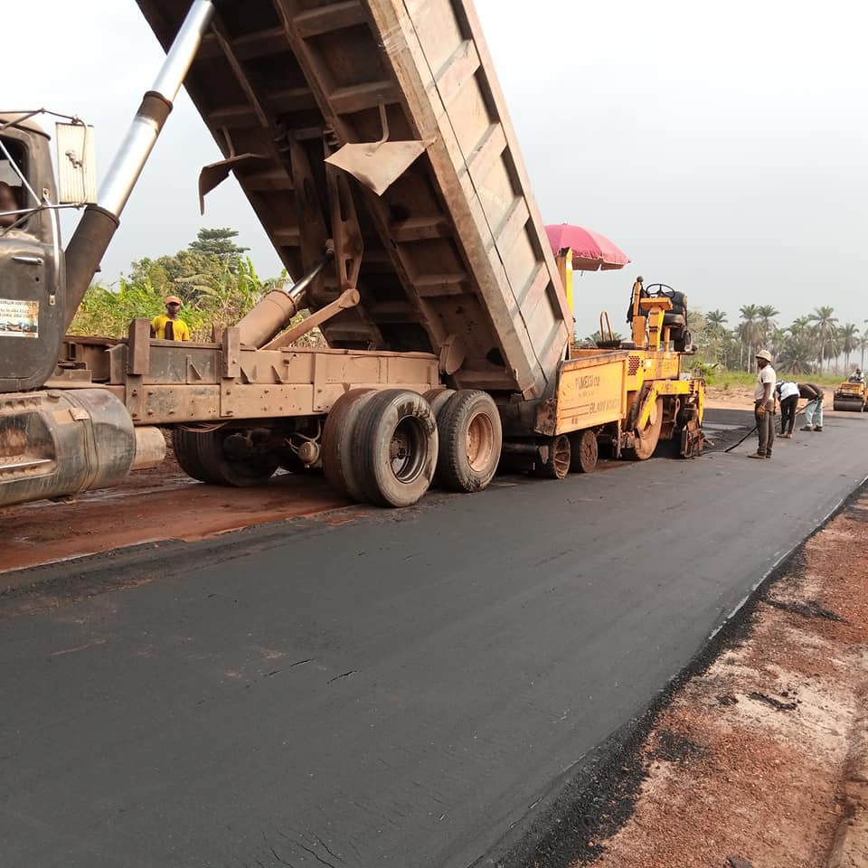 Asphalt Road Construction Project