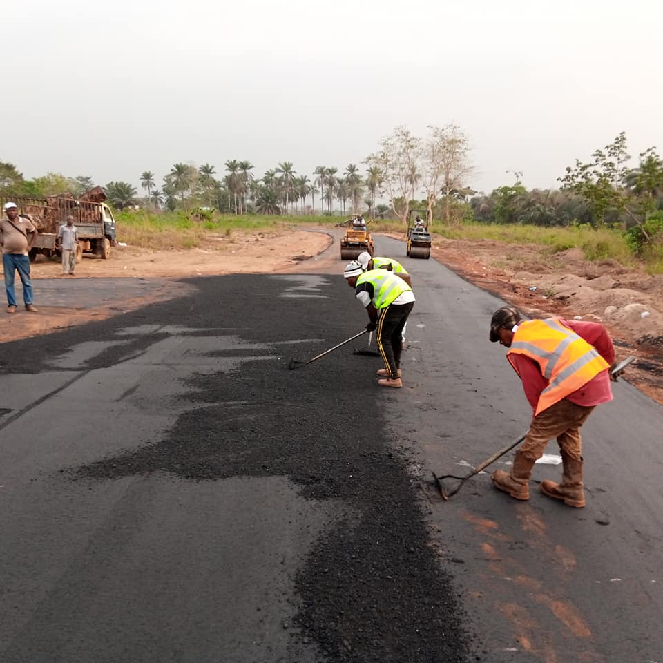 Asphalt Road Construction Project