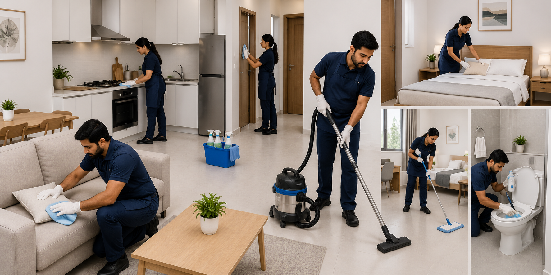 Furnished apartment-House deep cleaning