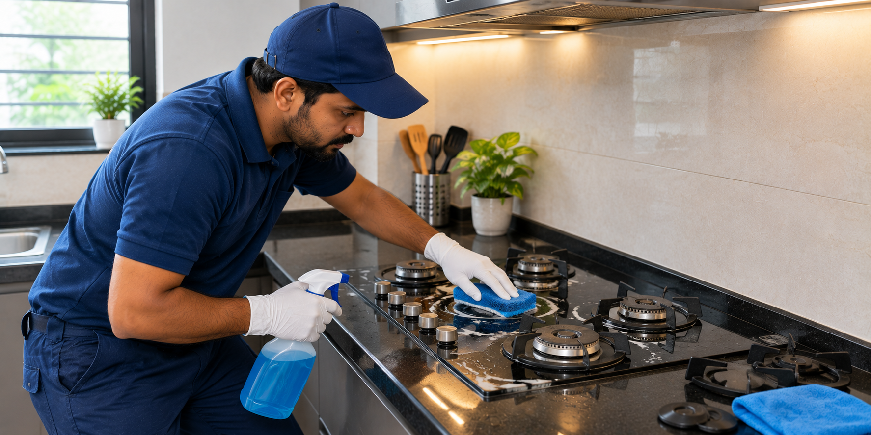 Stove cleaning