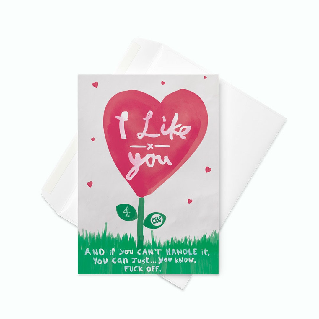 Peep Show "I Like You" Valentines Day Card - Channel 4