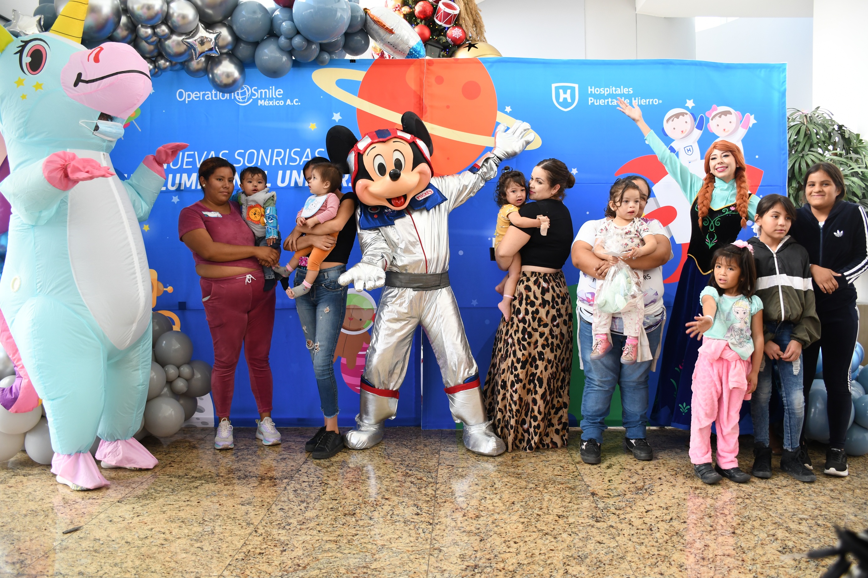 Families at an Operation Smile event