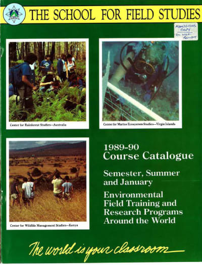 SFS 1989-90 Catalog Cover