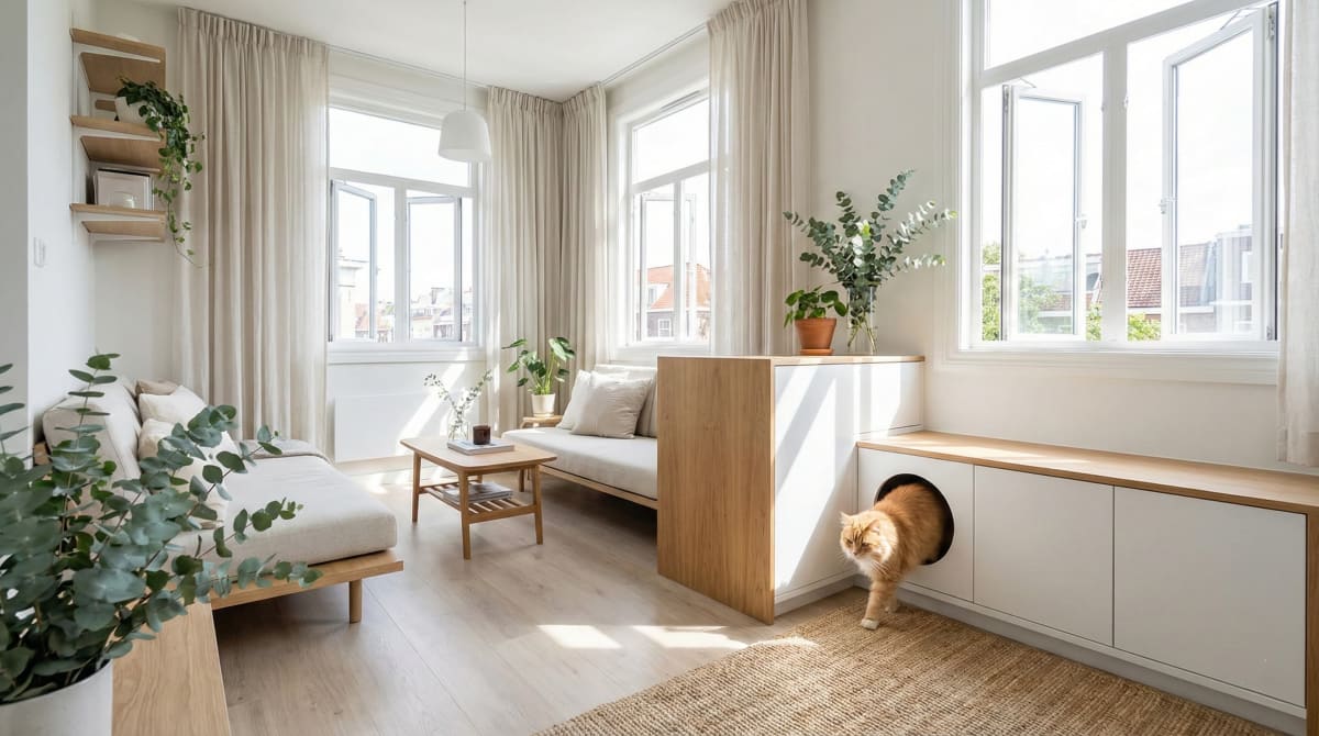 Stop The Stink: 5 Genius Litter Box Hacks for Small Apartments