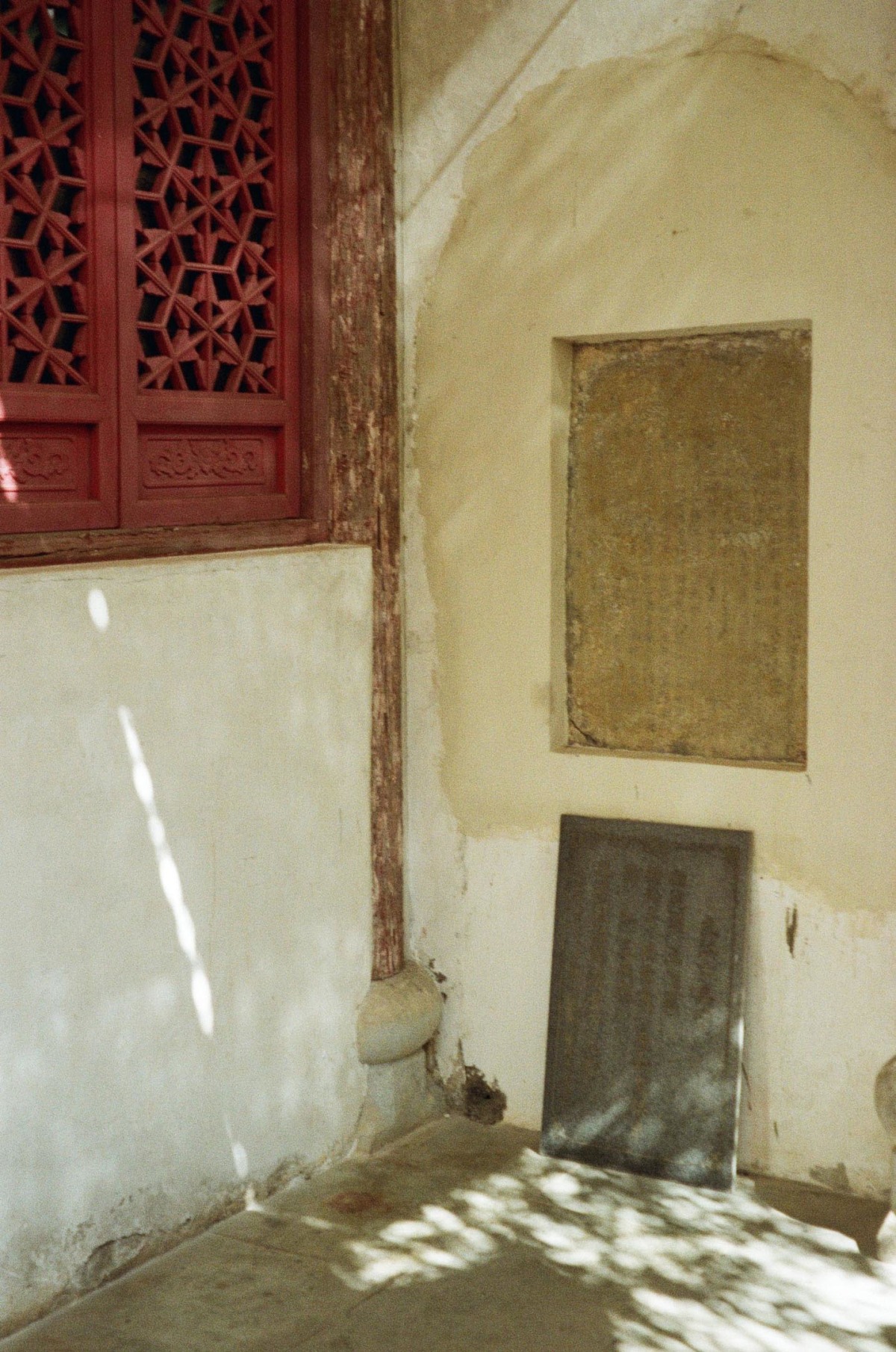 A person standing in front of the Library of Celsus in Ephesus