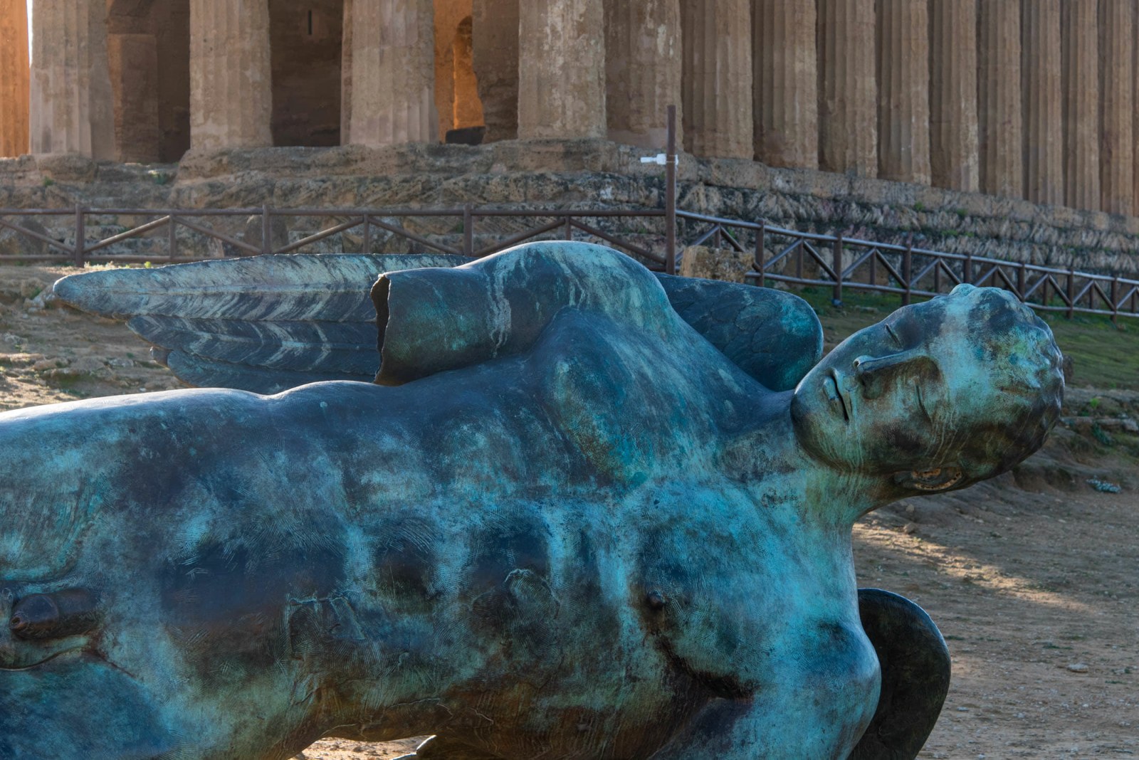 Temple of Concordia with Fallen Icarus - Image 5