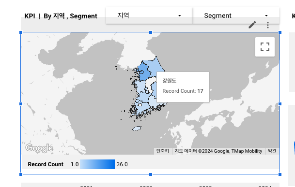 루커스튜디오 지도차트