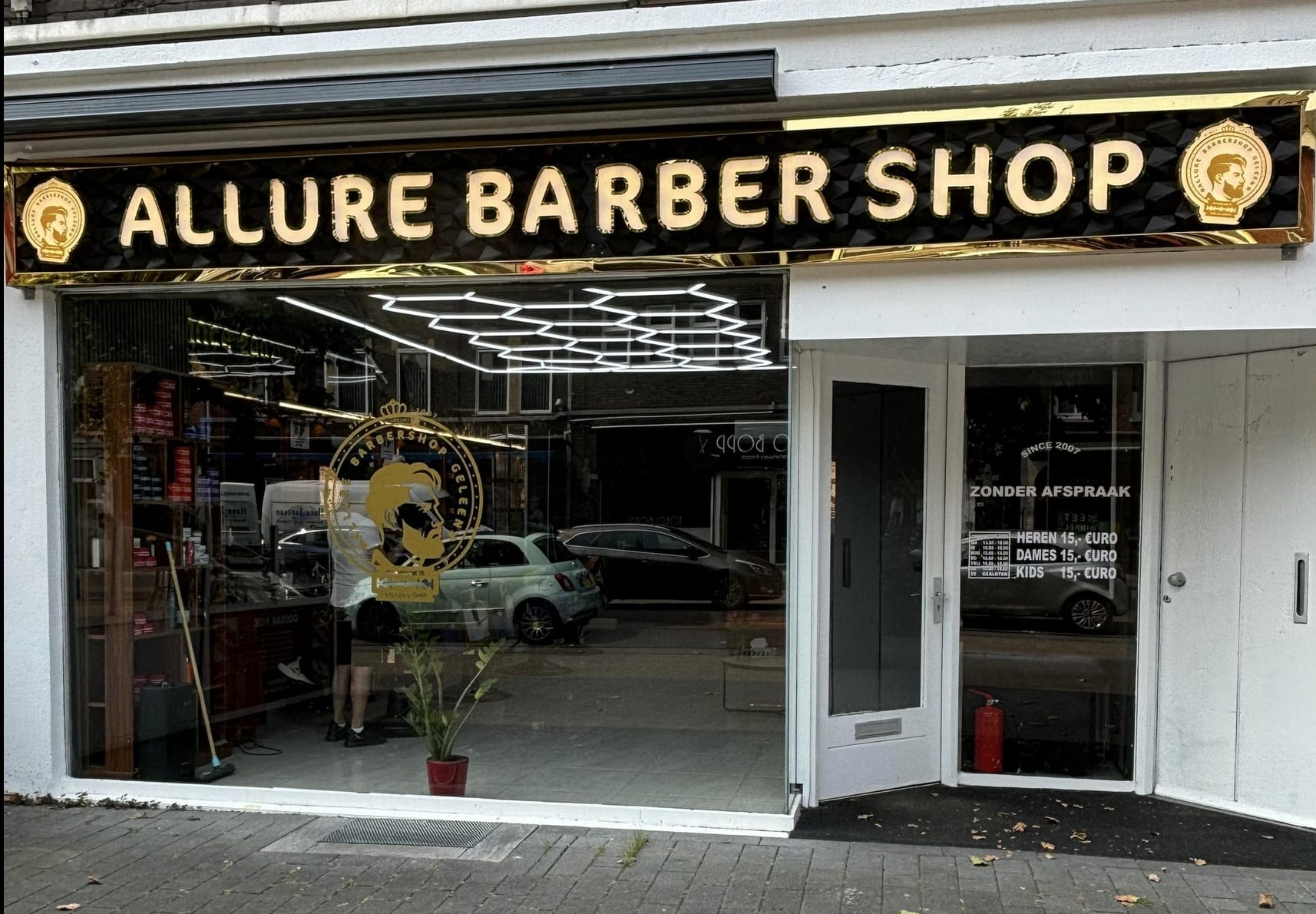 Allure Barber Geleen haircut side profile