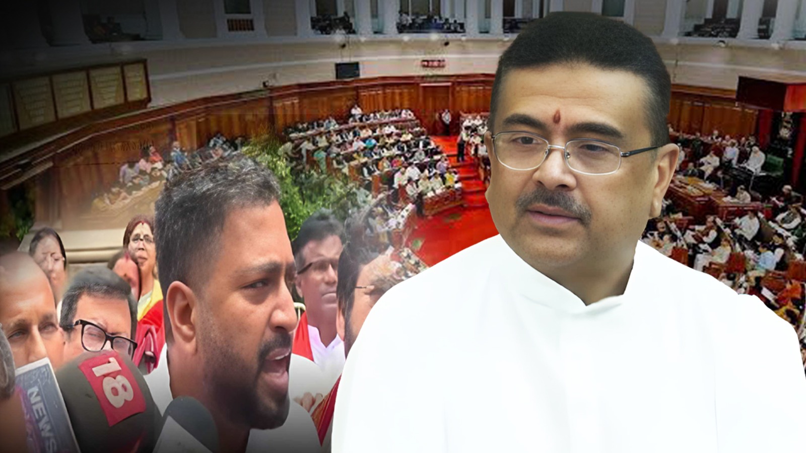 সাংবাদিক নিগ্রহ ইস্যুতে বিধানসভায় উত্তাপ, কালো ব্যাজ পরে প্রতিবাদ বিজেপি বিধায়কদের