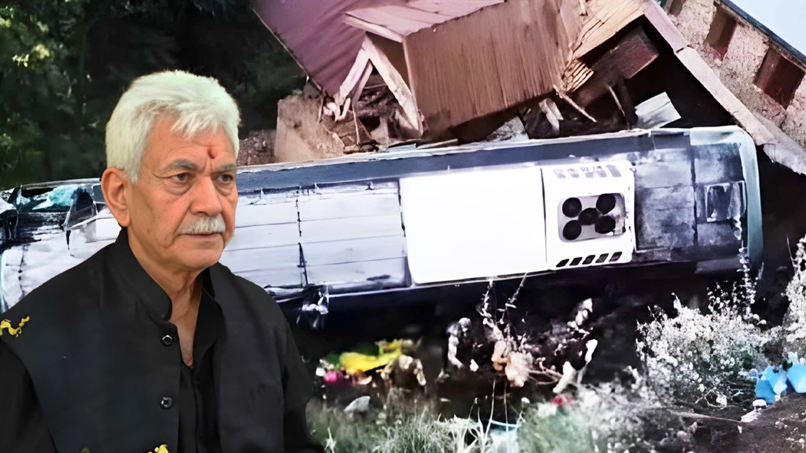 অমরনাথগামী পুণ্যার্থী বোঝাই বাস উলটে দুর্ঘটনায় আহত ৩৯, হাসপাতালে  উপরাজ্যপাল