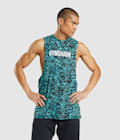 Teal Print