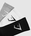 White/Light Grey Marl/Black