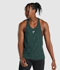 Dark Green Print